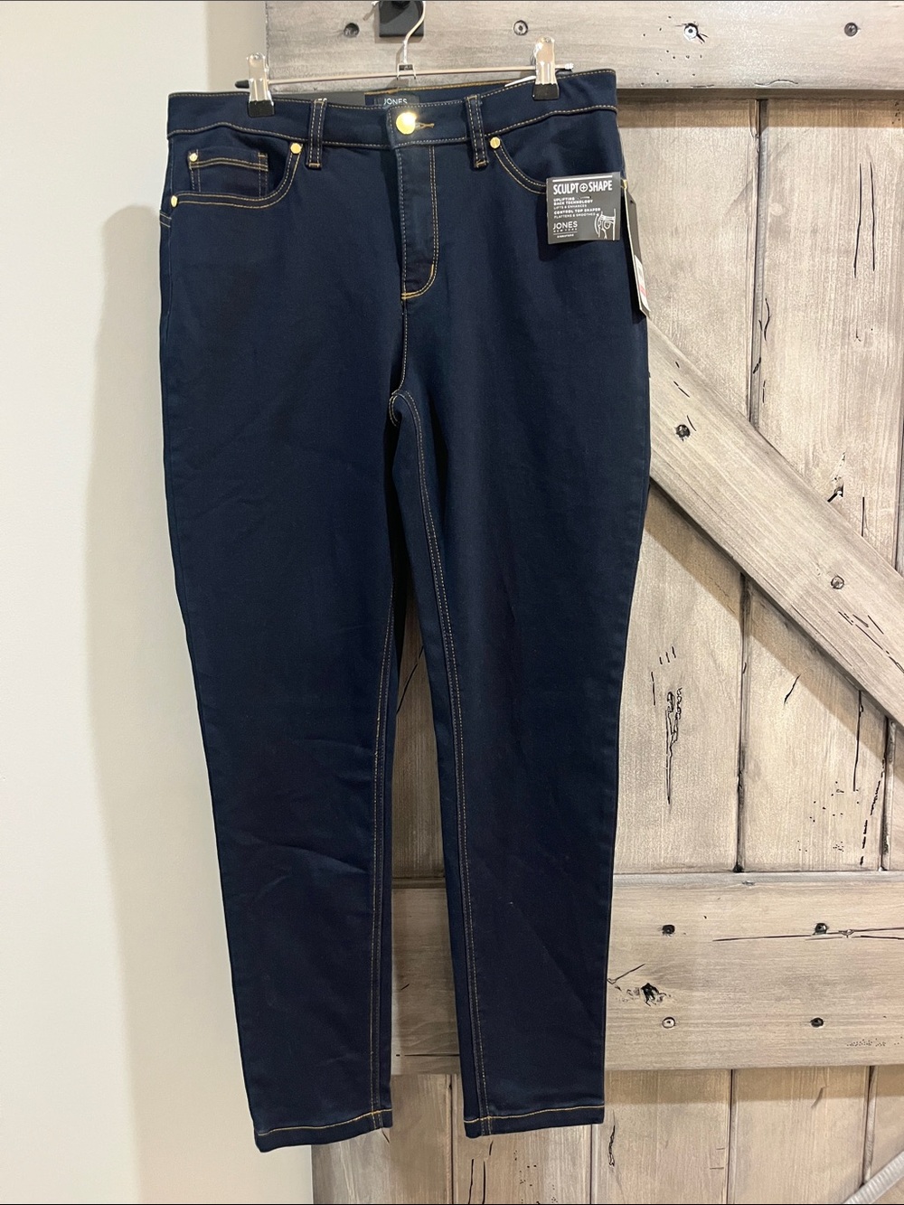 Jones New York Navy Skinny Sculpt & Shape Jeans